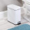 5L Lidded Step Trash Can, Compact Garbage Bin with Removable Liner Bucket and Handle for Bathroom, Kitchen, Office 2