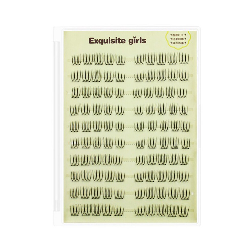 Roc-Electron Natural Curl U-Shape False Eyelashes For Women