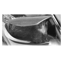 Rückspiegelabdeckung, Seitenspiegelabdeckungen 963744GA0H 963734GA0H für Q50 Q60 QX30 Q70 2014-2022 Carbonfaser