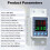 Multifunctional over/Under Voltage Protector 120VAC 63A, Adjustable Current & Voltage Relay with LED Display 2