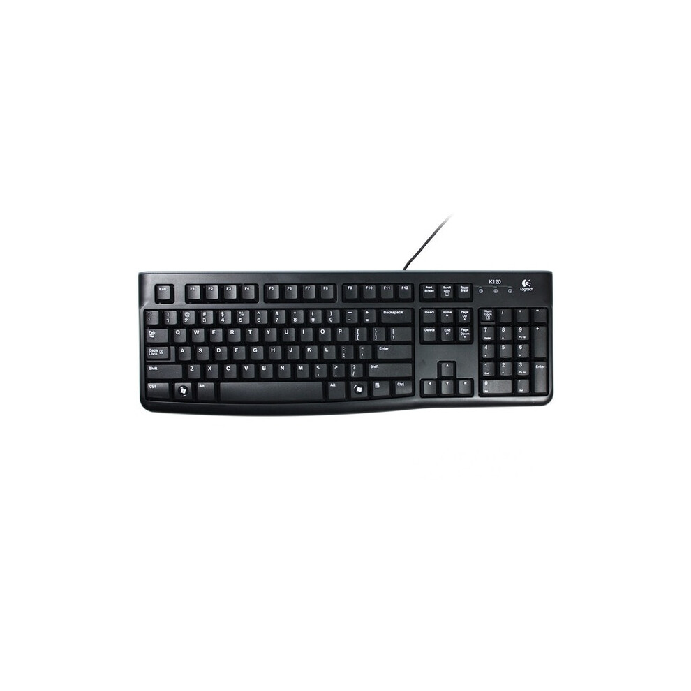 Logitech K120 Keyboard - Cable Connectivity - Usb Interface - Hungarian - Qwertz Layout - Black 5099206020757