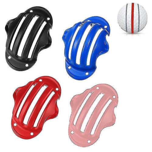 1 Set Golf Ball Marker Line Drawing Tool 4 Color Value Pack Template