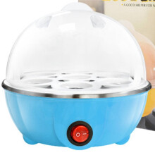 Cuociuova Elettrico con Capacità di 7 Uova, Spegnimento Automatico, Misurino Incluso, Perfetto per Uova Sode e Frittate (UE)