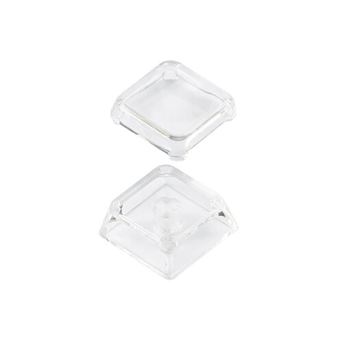 90pcs XDA Profile Transparent Keycaps for MX Mechanical Keyboards Blank PC Caps 1