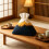 (Black)Modern Mountain Design Tissue Box With Embossed Pattern For Living Room Gift And 6