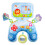 (Green)Prone Support Pillow For Babies With Fabric Mirror Book And Rattle Musical 2