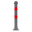 Poste de aparcamiento plegable con llave, 60 cm de hierro 4