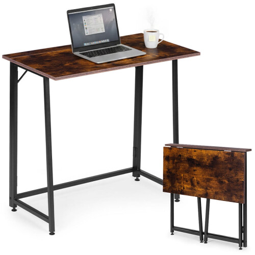 Foldable Laptop Desk, 80x45 cm, MDF & Metal 1