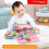 (Green)Prone Support Pillow For Babies With Fabric Mirror Book And Rattle Musical 5