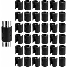 Drahtregalclips für 3/4 Zoll Pfosten, 72PCS Hüllen, 0,75 Zoll Drahtregal Kunststoffregalclips, Drahtregal Regalverschlussclips