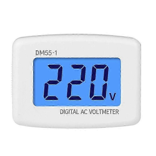 DM55-1 AC 110V-220V LCD-Digitalvoltmeter mit EU-Stecker 2