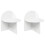 VidaXL vidaXL Bedside Table 2 pcs High Gloss White 40 x 35.5 x 45.5 cm 3
