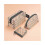 3pcs cosmetic bag (1 small square bag + 2 medium triangle + 3 medium semicircle) 3