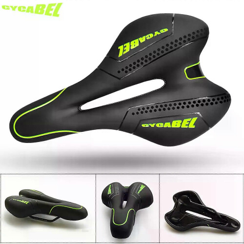 ΝΕΑ σέλα ποδηλάτου MTB Mountain Road Bike κάθισμα ποδηλάτου δρόμου PU δέρμα γε 2