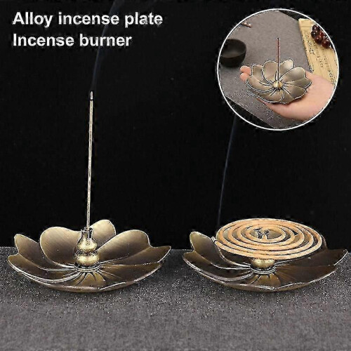 2026 Κατάλληλα θυμιατήρια, Θήκη θυμιάματος, Ορείχαλκος, Σχήμα Λωτού, Α 2