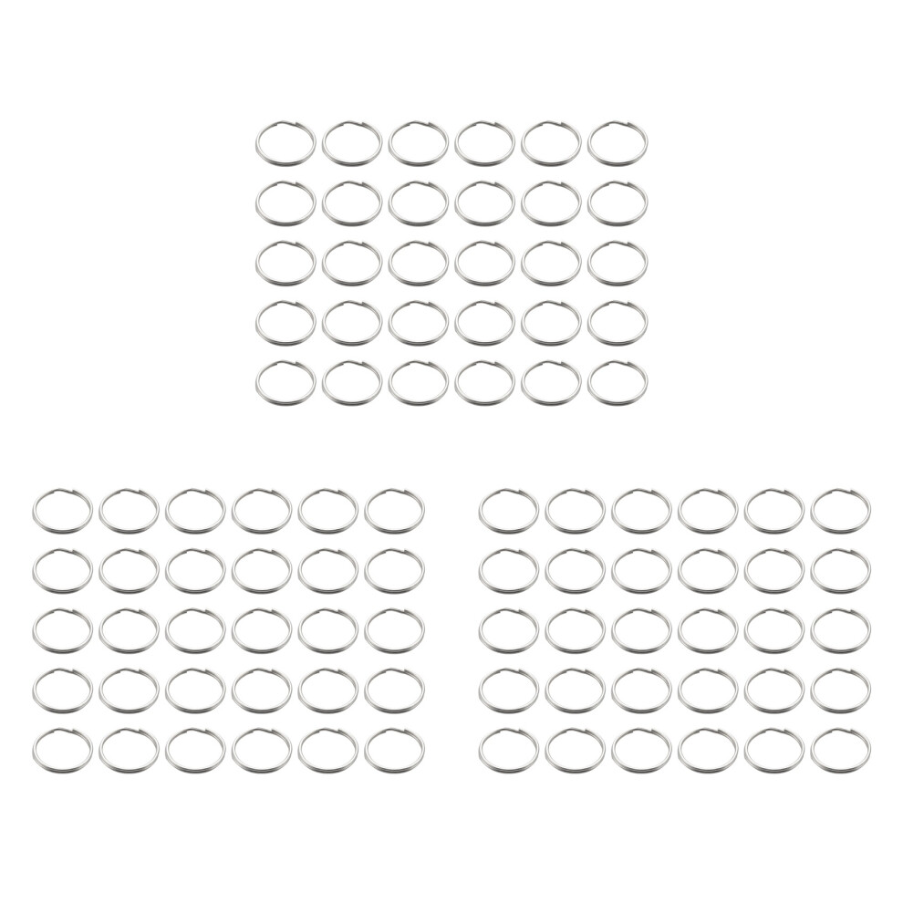 180 Pcs 20Mm Outside Dia Universal Split Key Rings Keychain Holders 6032203703390