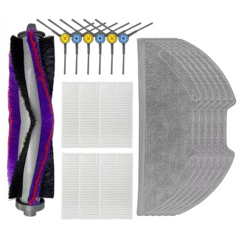 För Midea M9 /  E20  / NERE10s E10S / Obode A8 Reservdelar Tillbehör Huvudsideborste Filter Moppduk