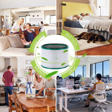 Ersatz Filter für Pure Cool HP03 DP01 DP03 Desktop Luft Reiniger & HP00 HP01 HP02 Pure Hot, Cooler Link LüFter Reinigen