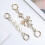 2 Pcs Gold Bow Bag Extender Chain, Metal Pearl Extender Chains, Bow Pattern Purse Strap Replacement 3