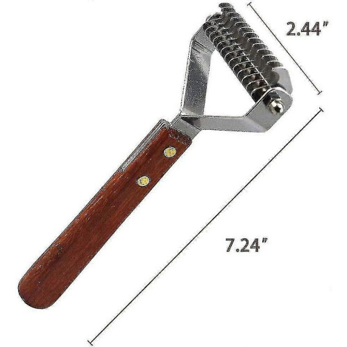 Coat King Rake 14-λεπίδα Rake Pet Undercoat Rake, επαγγελματική χτένα ξεματώματος για 1