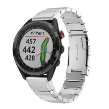 Kompatybilny z paskiem ze stali nierdzewnej Garmin Approach S62 22 mm w kolorze skorupy żółwia
