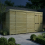 14 x 9 Pent Shed Tanalised (Double Door, No Windows) 3