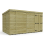 14 x 9 Pent Shed Tanalised (Double Door, No Windows) 2