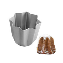 Ośmiokątna forma do pieczenia, forma do ciasta ze stopu aluminium z powłoką zapobiegającą przywieraniu, do chleba Pandoro