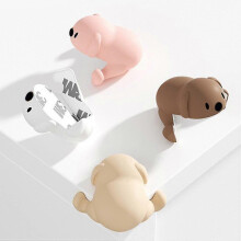 Protetor de cantos de mesa em silicone com formato de animal, proteção anticolisão para cantos, seguro para crianças, co