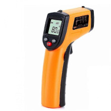 Termómetro infravermelho sem contacto digital para alimentos e cozinha, -58 C a 752 C, medição precisa com laser, port