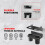 Oil Dual Funnel Holder Storage Rack Includes 2 Removable Drip Cups, Wall Mount Fluid Drain Funnel Kit Organizer Bracket 2