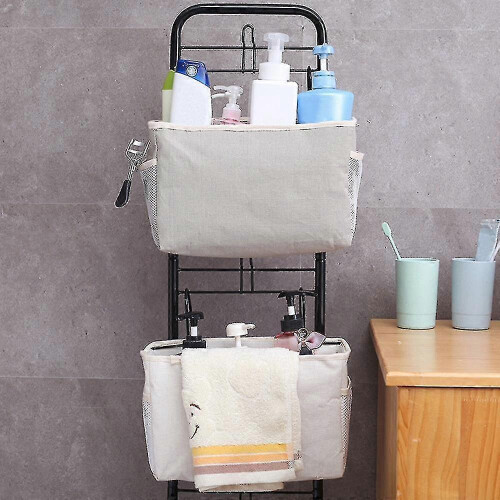 Multi-function Large Capacity Bedside Storage Hanging Bag Bed Table Basket Bedside Organizer Shelf Hanging Bag Ns2 1