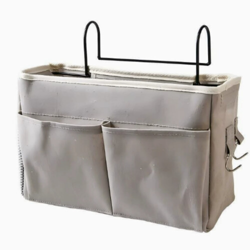 Multi-function Large Capacity Bedside Storage Hanging Bag Bed Table Basket Bedside Organizer Shelf Hanging Bag Ns2 2