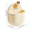 Floating Wall Mounted Bin for Bathroom - No Drilling Adhesive Storage Box for Essentials 4