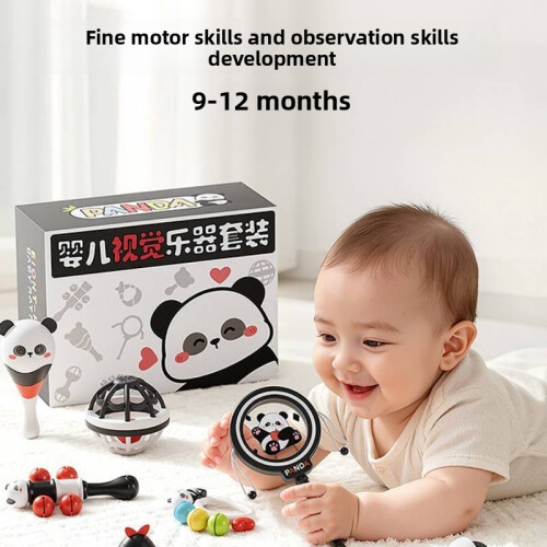Baby Toy Set With Soft Plastic Material For Visual Development Interaction And 2