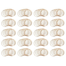 200 Pack 3 Inch Gold Dream Catcher Metal Rings Hoops Macrame Ring for Dreamcatchers and Crafts