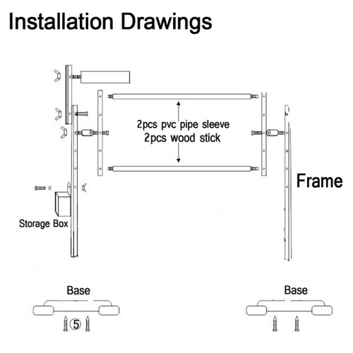 Adjustable Wood Cross Stitch Stand 2