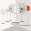 LED Dimmer  230V for Dimmable LEDs/Halogen 5-200W with White Cover Plate 4