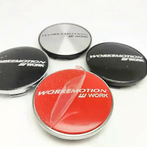 pezzi 68mm Work Emotion Coprimozzo Cerchi Auto Accessori per lo styling dell'auto 2