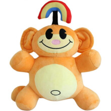Rainbow Monkey Plush,12" KND Rainbow Monkey Plushies Stuffed Animal Doll Toys,Kids Birthday Party Favor Preferred Gift for Holidays,Birthdays (Orange)