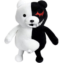 Monokuma Monomi Plush 25cm Monobear Plush Black White Bear Anime Stuffed Plush Toy