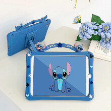 iPad 11 inch 2020 Case -Colorful Cartoon Case for Stich Soft Shockproof Silicone Back Cover with Fold Kickstand