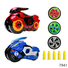 (7941 ohne Verpackung) Heißer Fidget Kreisel, magischer Kreisel, Motorrad-Kriegsfahrt, Zyklonangriff,