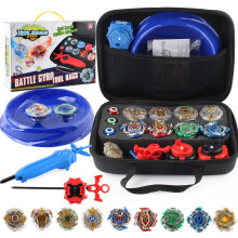 (XD168-31C) Bleyblade Toupie Bayblade Metal Fusion Beybattle Set mit Aufbewahrungstasche, Spielzeug