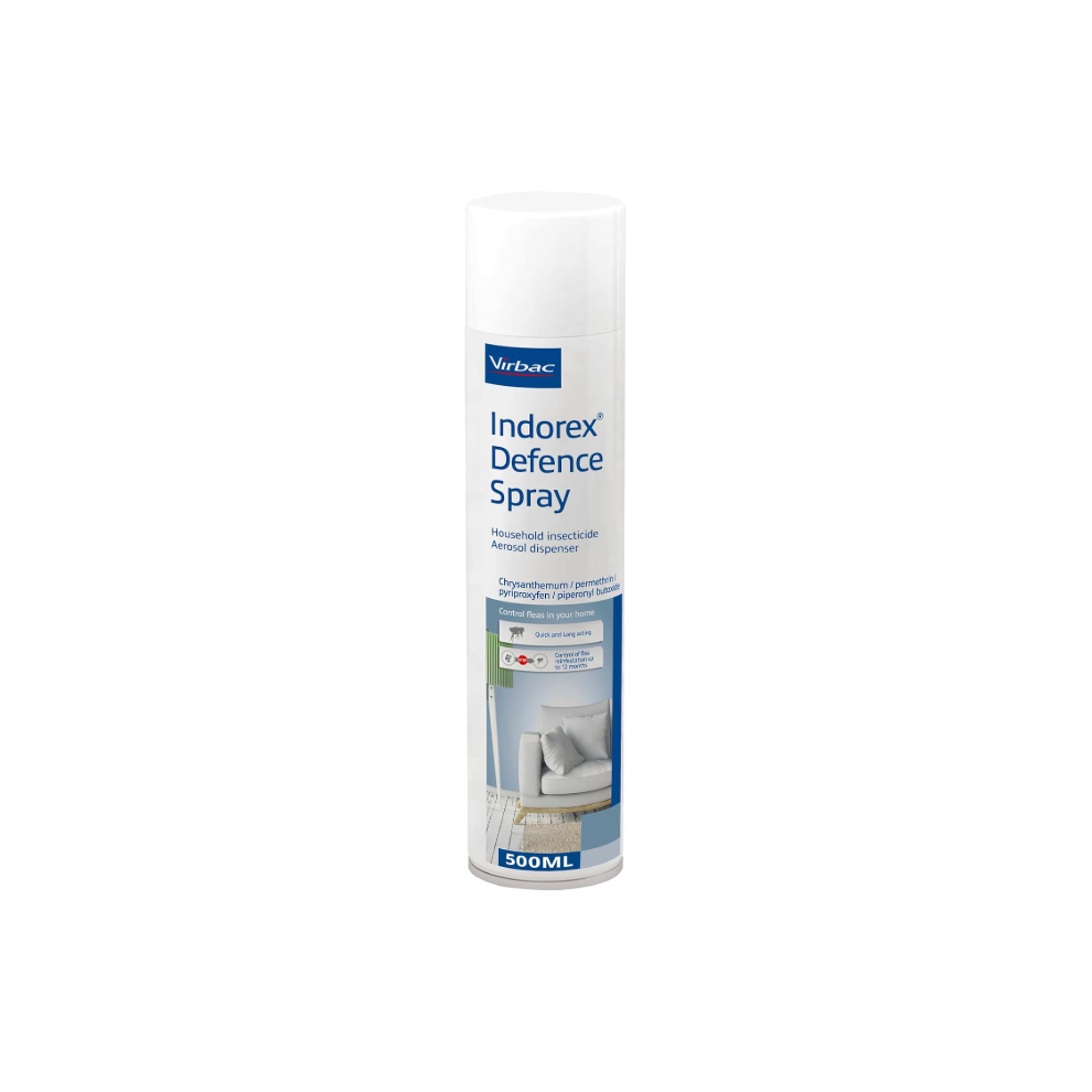 Photos - Other for Dogs Virbac Indorex Defence Spray - Flea Spray for the Home - Protect Home Against Dog or Cat Fleas and Dust Mites - Long-Lasting 
