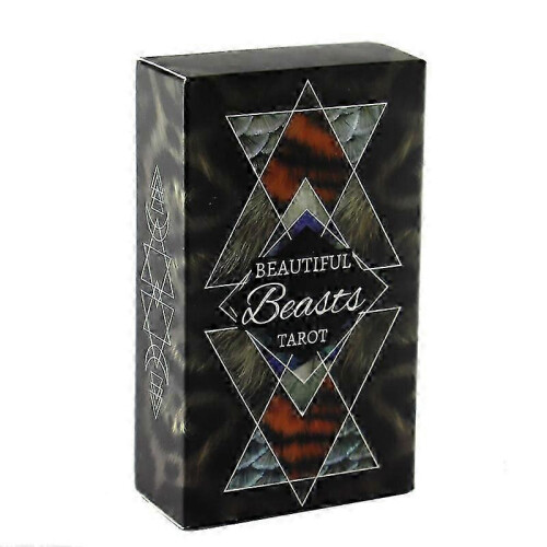 (Beautiful Beasts) Final Rose Tarot Deck Pocket Size High Quality Fortune Telling Game Divination Beginner Tarot Learning
