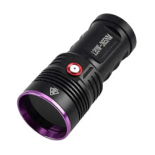 Hög kraftfull 365nm svart ljus UV-ficklampa ljus högupplöst ultraviolett fL Ft