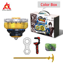 (Glare Aspis) Infinity Nado 3 Crack Series Split 2 In 1 Kreisel Metall Nado Gyro Battle mit Launcher