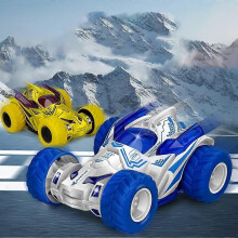 2pcs Toy Car, Cool Spinning Head, Inertia Roll Stunt Car, Double-Sided Climbing Tipper, Cross-Country Toy Car, Ideal Toy for Boys, Suitable for Toys A