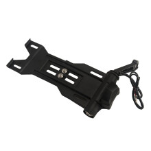 Motorcykel LED Vikbar Sidomonterad Registreringsskylthållare för Sportster XL 883 1200 Forty Eight 2004-2019